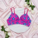 Single Padded Print Cotton Bra