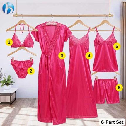 Soft & Elegant 6-Piece Home Wear Set