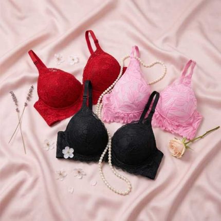 Luxury Exclusive 3-Piece Single Padded Comfort Innerwear Combo Set