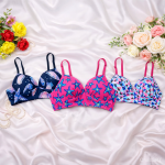 Premium Exclusive 3-Set Single Padded Comfort Bra Combo