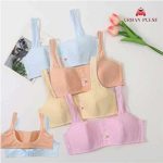 Lightweight Girls Training Innerwear with Sponge Pad