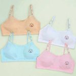 Girls Cute Cotton Training Bra 3 Pcs Combo Pack