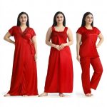 Premium 4-Piece Women’s Nightwear Set