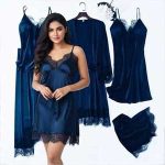 Night Dress 5 Part Combo